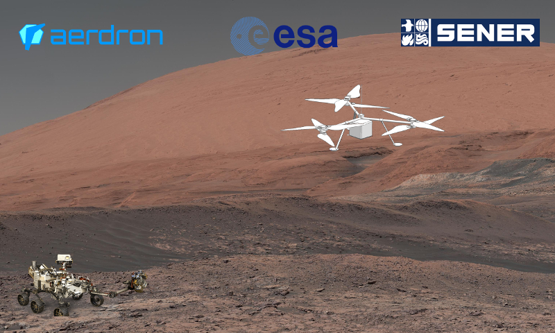 SENER Aeroespacial and Aerdron collaborate to develop a drone designed to fly on Mars