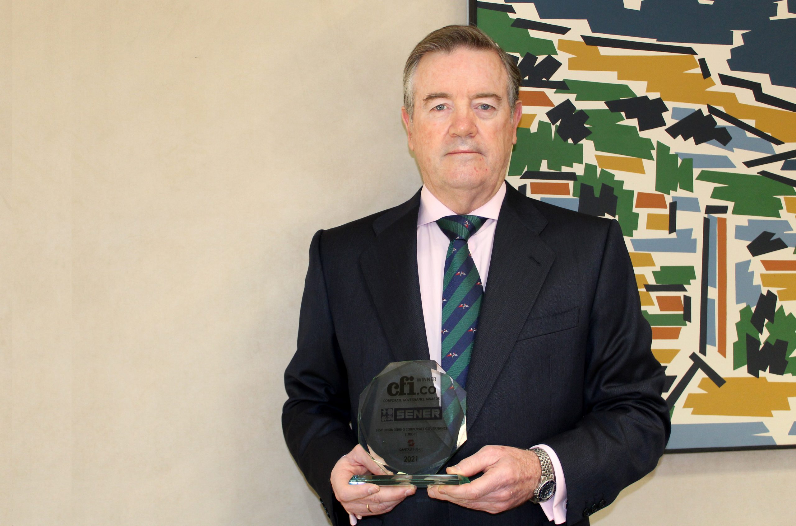 SENER wins the Best Engineering Corporate Governance  Europe 2021 award