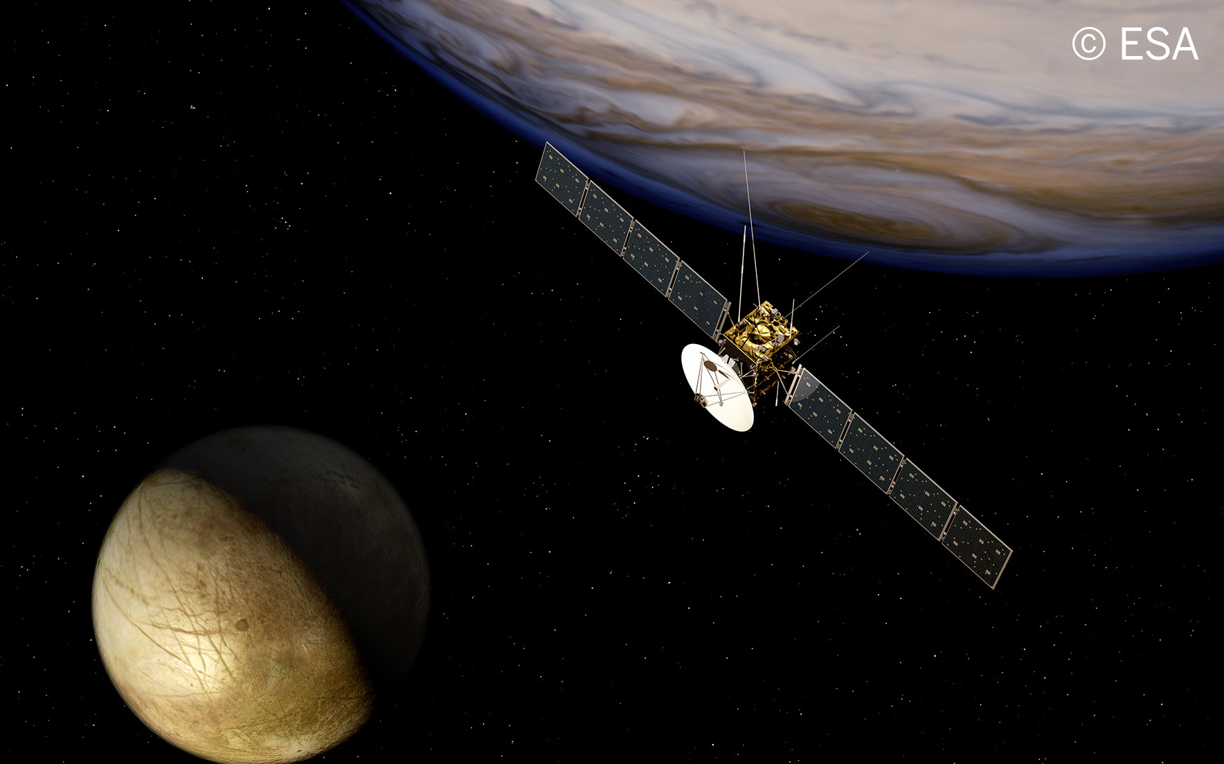JUICE's Medium Gain Antenna Subsystem (MGAMA)