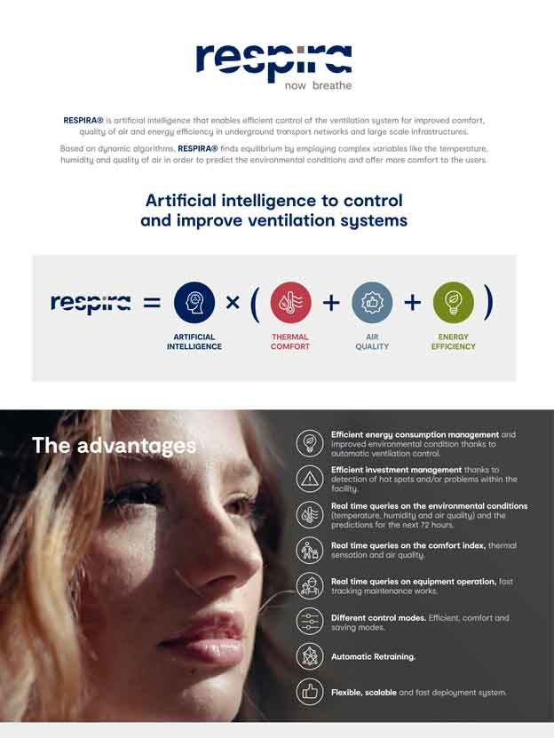 RESPIRA® – Artificial Intelligence to control and improve Ventilation Systems