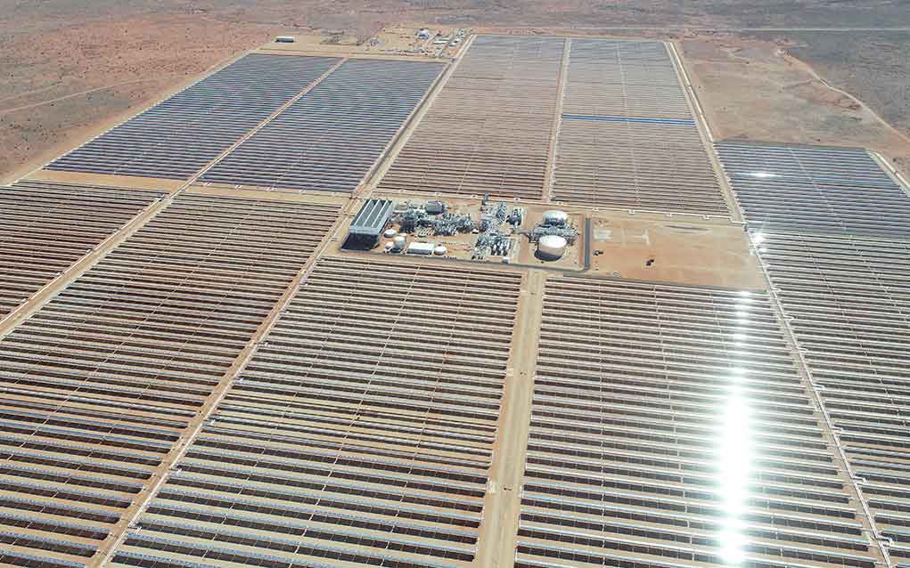 Parabolic trough plant  Ilanga 1