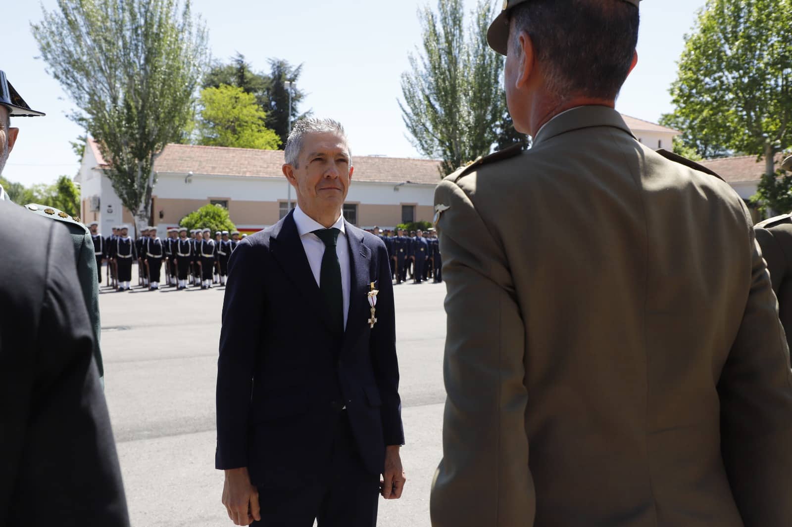 José Julián Echevarría, director general de Aeroespacial y Defensa en Sener, recibe la Cruz del Mérito Militar con distintivo blanco