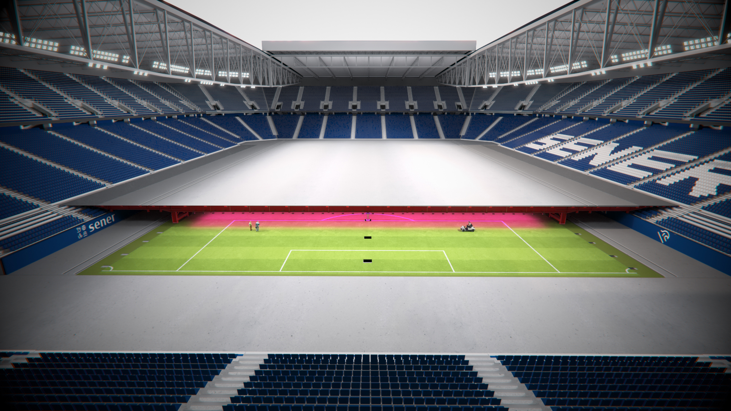 Epigea: solución de cubierta retráctil para estadios