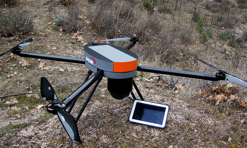 HUMMING-PROP - Multi-rotor target drone